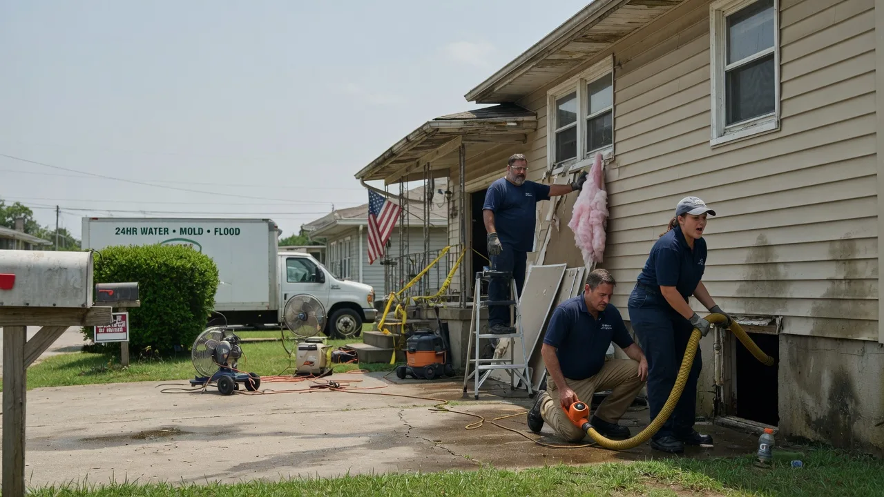Water Damage Repair in Baldwin City, KS near me